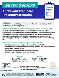 Know your Medicare Preventive Benefits