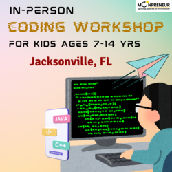 Free In-Person Coding Workshop for Kids in Jacksonville, FL (7-14)
