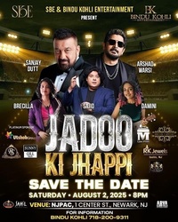 Jadoo Ki Jhappi with Sanjay Dutt & Arshad Warsi New Jersey 2025