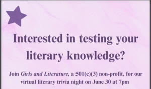 Girls and Literature Literacy Trivia Night