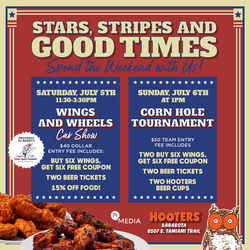 Stars, Stripes and Good Times at Hooters of Sarasota
