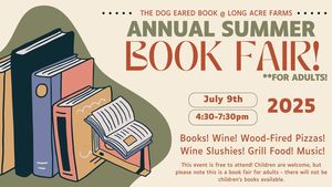 Book Fair for Adults with food and live music