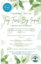 Tiny Trees, Big Impact: A Bonsai Bar Workshop
