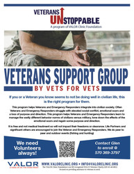 VETERANS UNSTOPPABLE PROGRAM - WEEKLY Classes - VALOR Clinic Foundation - 7/17