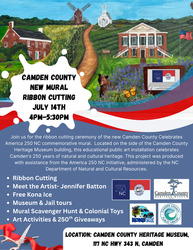 Camden County America 250 NC Mural Event