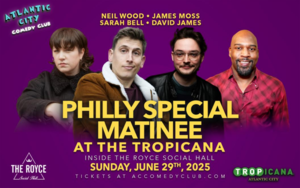 Philly Special Matinee ft./ Neil Wood, James Moss, Sarah Bell, & David James
