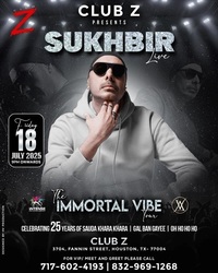 SukhbirLive In Houston Immortal VibeTour