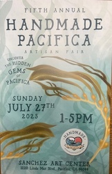 Handmade Pacifica, celebrating local artists and makers for Five Years!