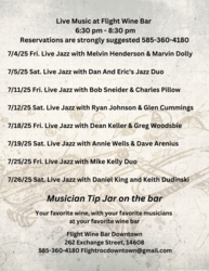 Live Jazz Feat. Featuring:  Daniel King and Keith Dudinski