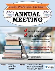 Annual Meeting - Friends of Manassas City Library