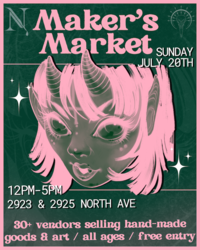 Summer Maker's Market hosted by Unkindness Art x Nevermore