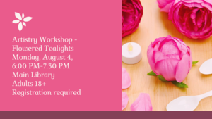 Artistry Workshop - Flowered Tealights
