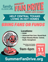 Family Eldercare's Summer Fan Drive