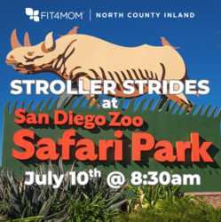 Stroller Strides at San Diego Zoo Safari Park