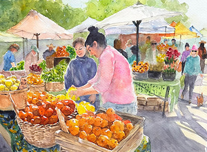 Watercolor Painting with Misuk Goltz (6-sessions)