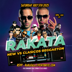 RAKATA: New VS Clasicos Reggaeton Party