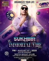 Sukhbir Live In Philadelphia - Immortal Vibe Tour
