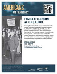 Family Tour Afternoon at Americans and the Holocaust Exhibit in Long Branch