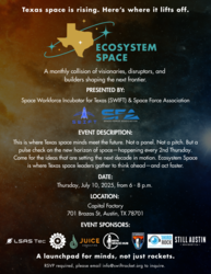 SWIFT - Ecosystem Space gathering for Space Industry in Austin