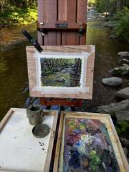 Plein Air Painting with Tom Nieman at Rail Gap