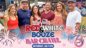Red, White, & Booze Bar Crawl @ THRōW Social Delray!