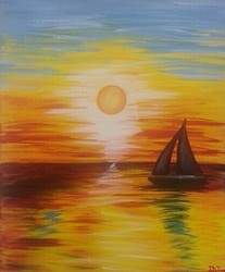 "Set Sail" In-Studio Paint Party!