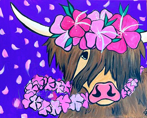"Hawaiian Highlander" In-Studio Paint Party!