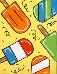 "Popsicle Party" In-Studio Paint Party!