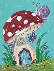 "Mushroom Cottage" In-Studio Paint Party!