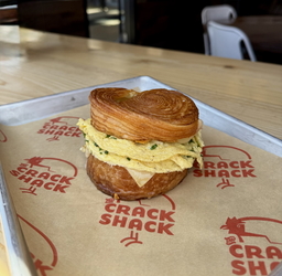 The Crack Shack and Relic Bakery Collaborate for Limited-Time Breakfast Sandwich