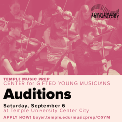 Center for Gifted Young Musicians Auditions