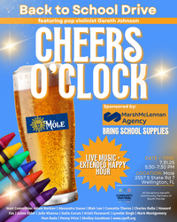 Cheers O’Clock: Back To School Drive