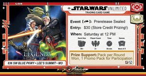 Star Wars: Unlimited — Legends of the Force Prerelease