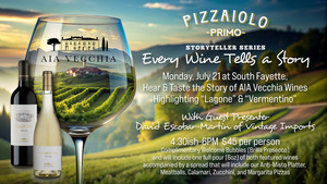 Pizzaiolo Primo Launches Storyteller Series with AIA Vecchia Wines