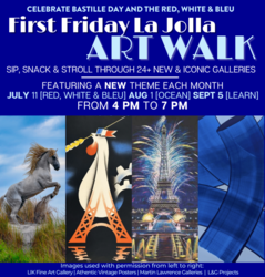 La Jolla Art Walk: Bastille Day