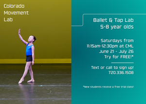 Ballet and Tap Class for Ages 5-8 - First class is free!