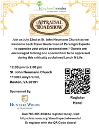 Shepherd's Center of Northern Virginia Appraisal Road Show Lunch N Life