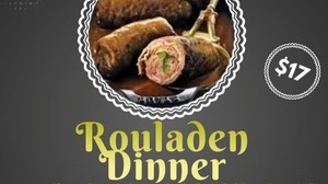 Rouladen Dinner Under the Pavilion