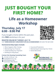 Life as a Homeowner Workshop