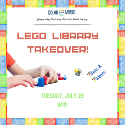 Lego Library Takeover! Teens & Tweens