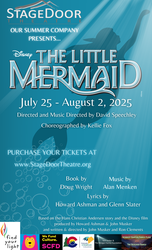 Stagedoor Theatre's Summer Company presents Disney's THE LITTLE MERMAID! July 25- August 2