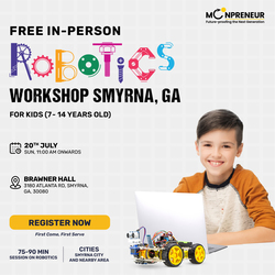 In-Person Free Robotics/Math Workshop for Kids at Smyrna, GA (7-14)