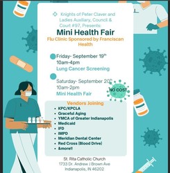 Knights of Peter Claver & Ladies Auxiliary, Council & Court # 97 Health Fair