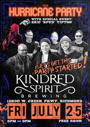 The Hurricane Party and Spud rock Kindred Spirit Brewing !