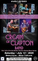 The Cream of Clapton Band – Performs Unplugged & 24 Nights Revisited - Saturday July 12, 2025