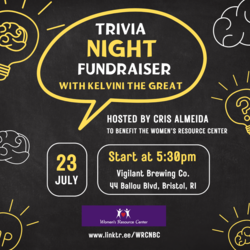 Trivia Night Fundraiser to benefit the Women's Resource Center at Vigilant Brewing July 23, 2025