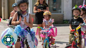 Bike Decorating at the LSF Brookfield Library