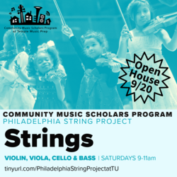Philadelphia String Project at Temple University Open House