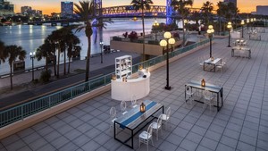 Red, White and Riverfront Views at Hyatt Regency Jacksonville Riverfront