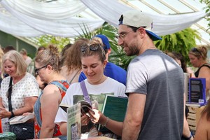 Boozy Bookfair at the Botanical Gardens